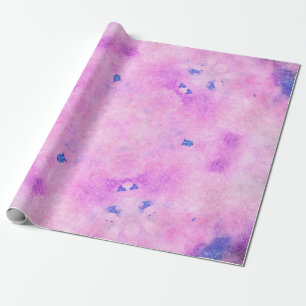 Abstrakte, farbenfrohe Wasserfarbe. Digitale Kunst Geschenkpapier