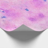 Abstrakte, farbenfrohe Wasserfarbe. Digitale Kunst Geschenkpapier (Ecke)
