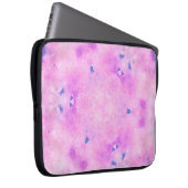 Abstrakte, farbenfrohe Wasserfarbe. Digitale Kunst Laptopschutzhülle (Vorne Rechts)