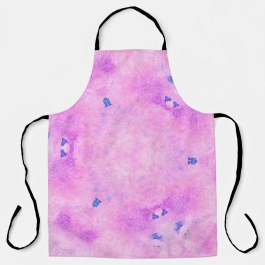 Abstrakte, farbenfrohe Wasserfarbe. Digitale Kunst Schürze (Vorderseite)