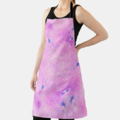 Abstrakte, farbenfrohe Wasserfarbe. Digitale Kunst Schürze (InSitu)