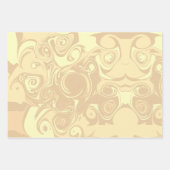 Abstrakte farbenfrohe Wirbel Geschenkpapier Set (Vorderseite 3)