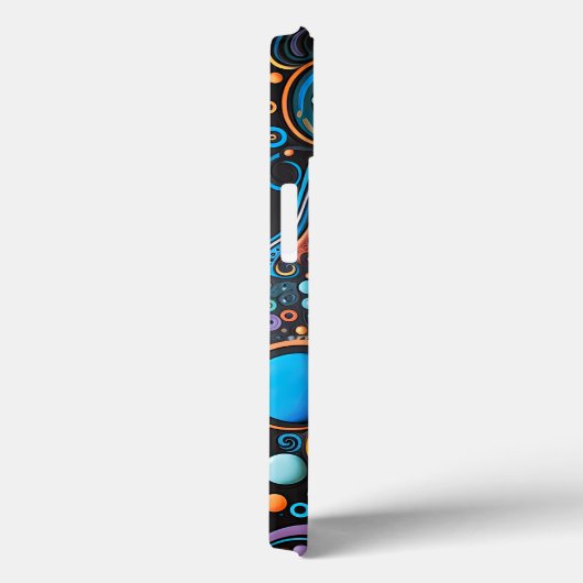 Abstrakte Farbenfrohe, wirbelnde Baumlandschaft Case-Mate iPhone Hülle (Rückseite / Rechts)