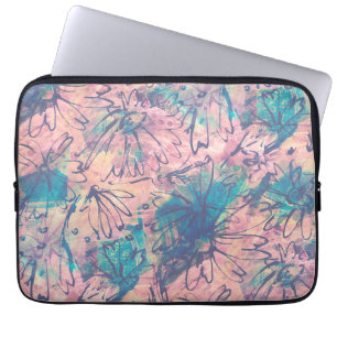 Abstrakte Farbenpracht Laptopschutzhülle