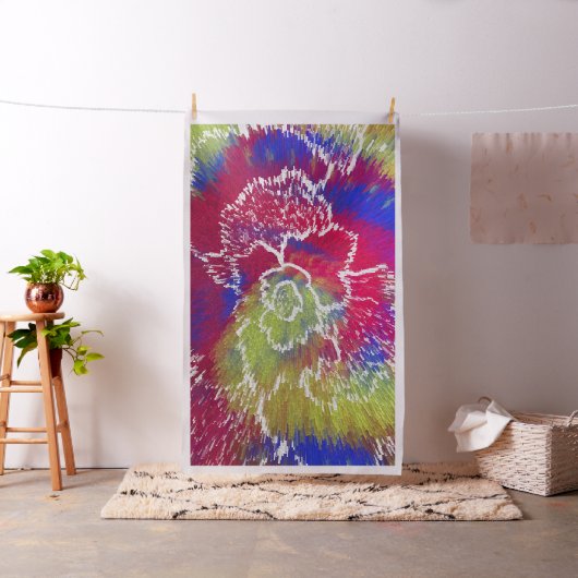 Abstrakte Farbexplosion-Wandkunst Stoff (Beispiel)
