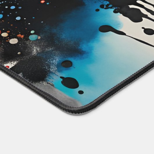 Abstrakte Farbfarbe Schreibtischunterlage (Ecke)