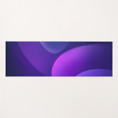 Abstrakte Farbfarbe Yogamatte (Vorderseite (Horizontal))