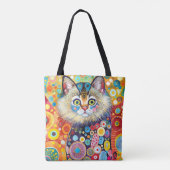 ABSTRAKTE FARBFARBKATZEN TASCHE (Rückseite)