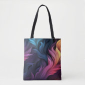 Abstrakte Farbfedern Tasche (Vorderseite)