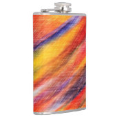 Abstrakte Farbflasche Flachmann (Rechts)