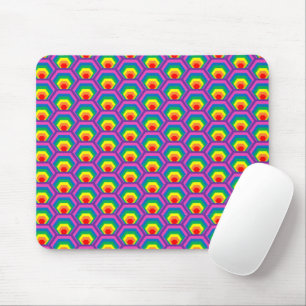Abstrakte Farbformen Mousepad