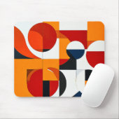 Abstrakte Farbformen Mousepad (Mit Mouse)