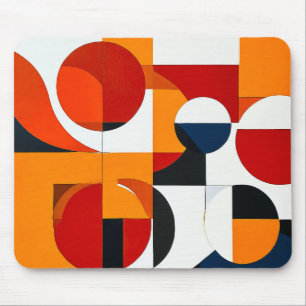 Abstrakte Farbformen Mousepad