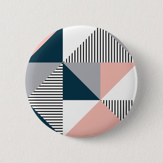 Abstrakte Farbgeometrie Button (Vorderseite)