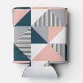 Abstrakte Farbgeometrie Dosenkühler (Rückseite)