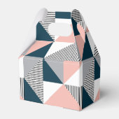 Abstrakte Farbgeometrie Geschenkschachtel (Rückseite)