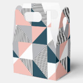 Abstrakte Farbgeometrie Geschenkschachtel (Geöffnet)