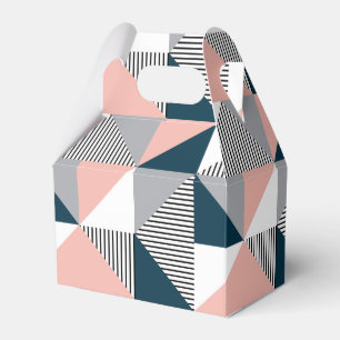 Abstrakte Farbgeometrie Geschenkschachtel