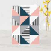 Abstrakte Farbgeometrie Karte (Gelbe Blume)