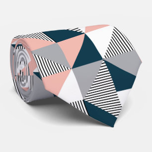 Abstrakte Farbgeometrie Krawatte