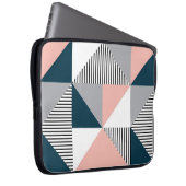 Abstrakte Farbgeometrie Laptopschutzhülle (Vorne Rechts)