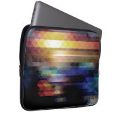 Abstrakte Farbgeometrie Laptopschutzhülle (Vorne Rechts)