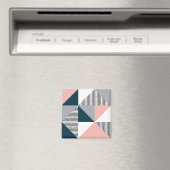 Abstrakte Farbgeometrie Magnet (In Situ (Geschirrspüler))