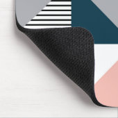 Abstrakte Farbgeometrie Mousepad (Ecke)