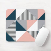 Abstrakte Farbgeometrie Mousepad (Mit Mouse)