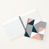 Abstrakte Farbgeometrie Notizblock (Innenseite)