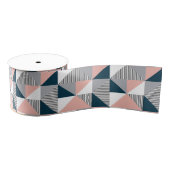 Abstrakte Farbgeometrie Ripsband (Spule)