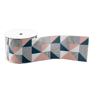 Abstrakte Farbgeometrie Ripsband