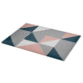 Abstrakte Farbgeometrie Schneidebrett (Ecke)