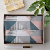 Abstrakte Farbgeometrie Seidenpapier (Geschenk)