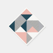 Abstrakte Farbgeometrie Serviette (Ecke)