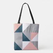 Abstrakte Farbgeometrie Tasche (Rückseite)