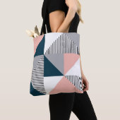 Abstrakte Farbgeometrie Tasche (Von Nahem)
