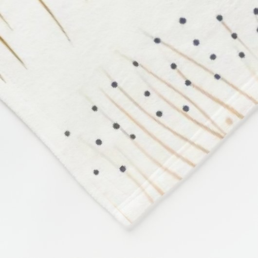 Abstrakte Farbgestaltung Blau und BraunFleece Blan Fleecedecke (Ecke)