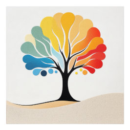 Abstrakte Farbgestaltung Fotodruck