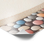 Abstrakte Farbgestaltung Fotodruck (Ecke)