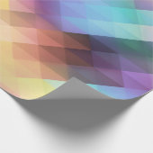 Abstrakte Farbgestaltung Geschenkpapier (Ecke)