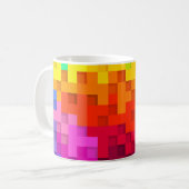 Abstrakte Farbgestaltung Kaffeetasse (Vorderseite Links)