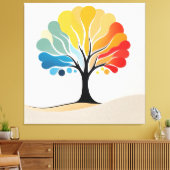 Abstrakte Farbgestaltung Leinwanddruck (Insitu (Wohnzimmer))