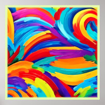 Abstrakte Farbgestaltung Malerei