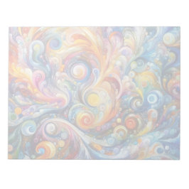 Abstrakte Farbgestaltung Notizblock