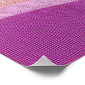 Abstrakte Farbgestaltung Poster (Ecke)