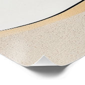 Abstrakte Farbgestaltung Poster (Ecke)