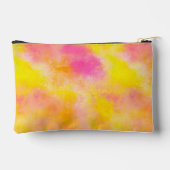 Abstrakte Farbglanz leuchtende Freude Personalisie Zubehörtasche (Rückseite)