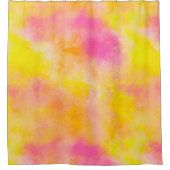 Abstrakte Farbglänze Leuchtkraft Duschvorhang (Vorderseite)