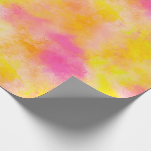 Abstrakte Farbglänze Leuchtkraft Geschenkpapier (Ecke)